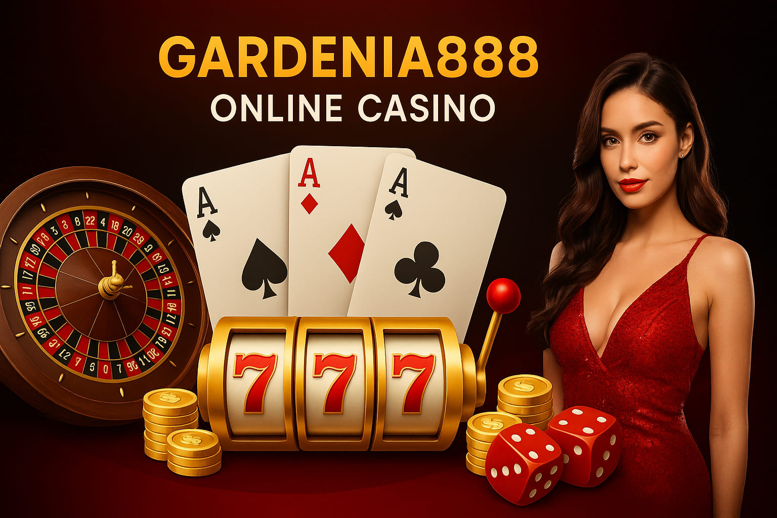 GARDENIA888 Homepage Featuring Slots, Sports, and Casino Games